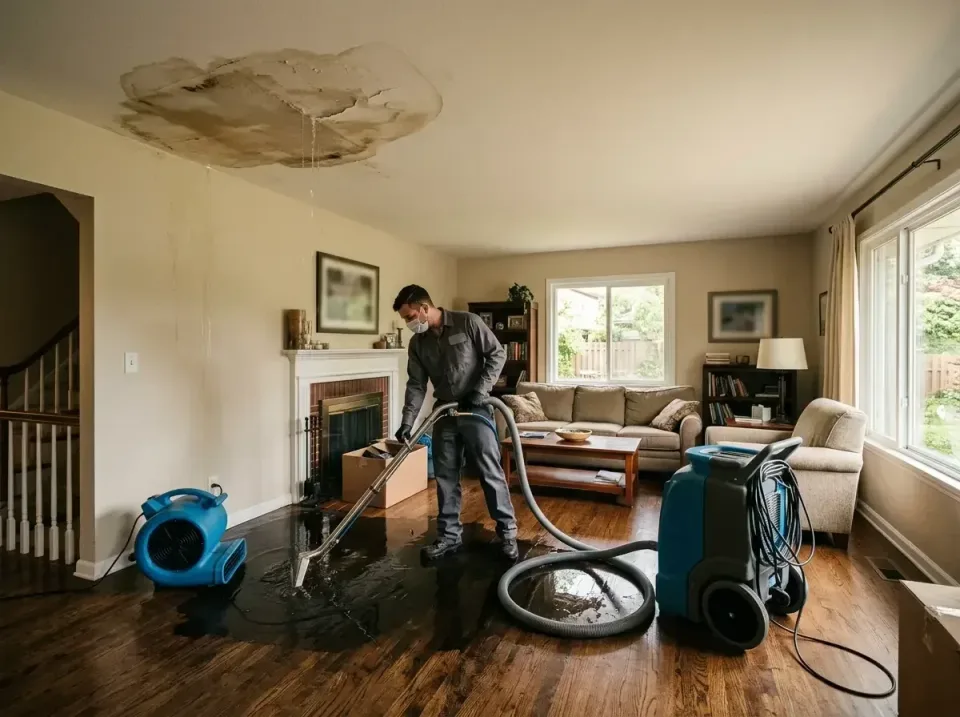 attic-pipe-burst-ceiling-drip-008 — frequently asked questions, Water Damage Restoration & Carpet Care in North Star, DE
